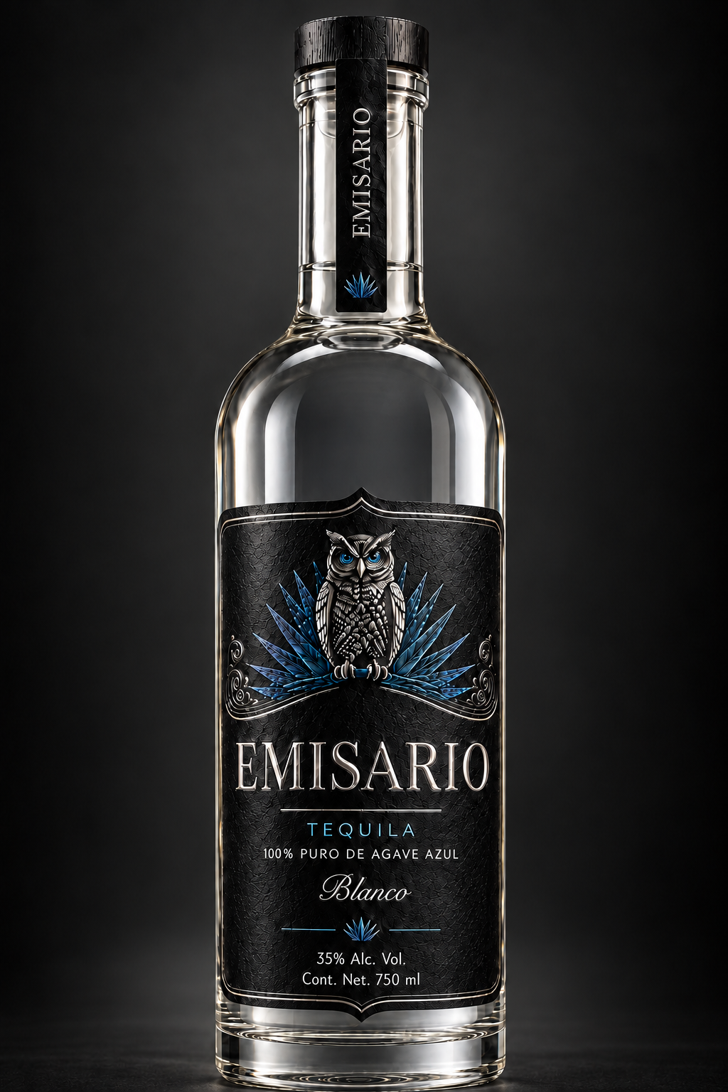 Emisario — Tequila blanco premium LYMZA, 100% agave azul Weber, Jalisco México