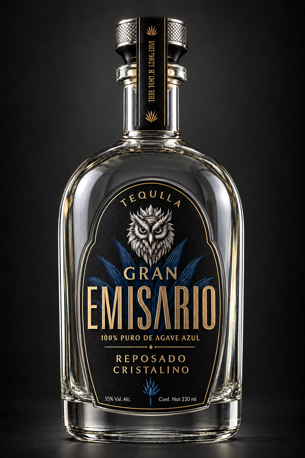 Gran Emisario — Tequila reposado premium LYMZA, 100% agave azul Weber, Jalisco México