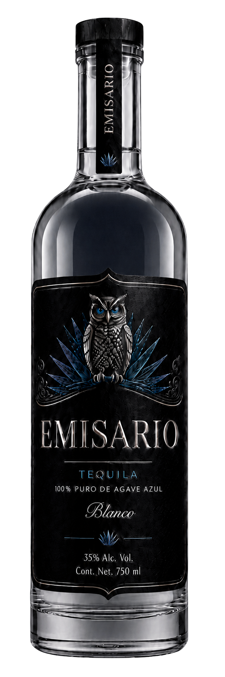 Emisario — Tequila blanco premium LYMZA, 100% agave azul Weber, Jalisco México